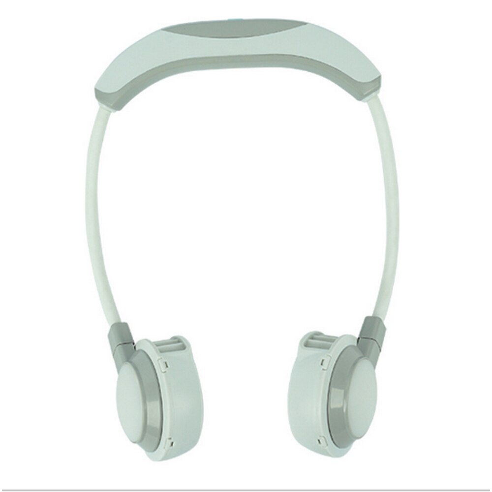 Portable Lazy Sports Halter Fan 2 Fans Mini Hanging Neck Fan USB Rechargeable Cover Halter Sports Aromatherapy Fan