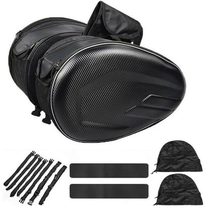 1 Pair Motorcycle Pannier Side Saddle Bags Luggage Rain Cover Waterproof Storage