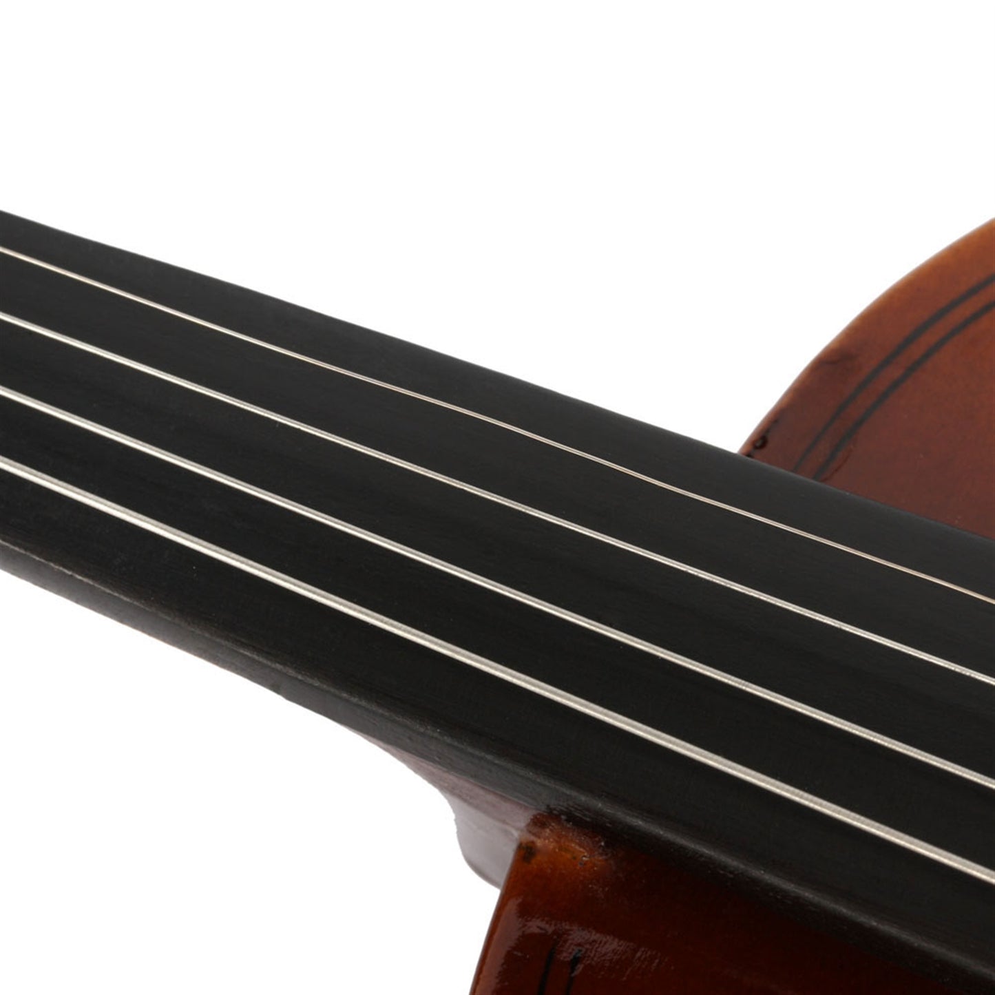New 3/4 Acoustic Violin Case Bow Rosin Natural