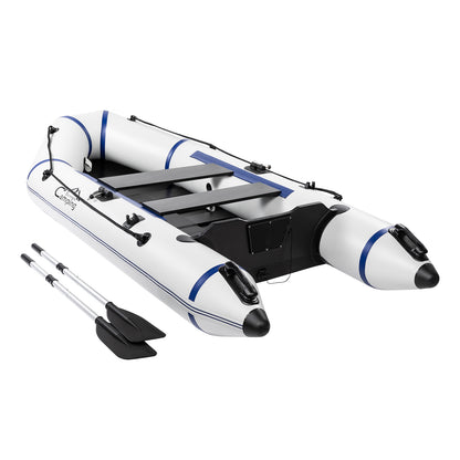 Camping Survivals 10ft PVC 330kg  Water Adult Assault Boat Off-White