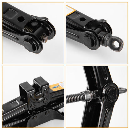 2.5T Scissor Jack + Extendable Wheel Wrench Brace Socket Car Van Tire Hand Tool