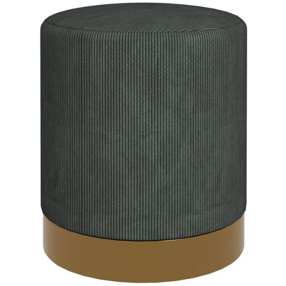 Round Ottoman, Upholstered Foot Stool