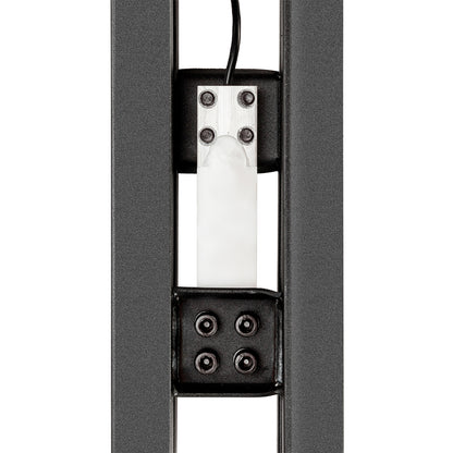 【Old code:95066004】100KG/220lbs LCD Digital Personal Floor Postal Platform Scale with 30*40 Platform & 0.6mm Plate Black UK Plug