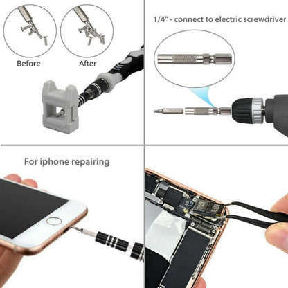 122 in 1 Magnetic Precision Screwdriver Set PC Phone Electronics Repair Tool Kit
