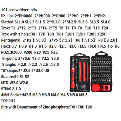 122 in 1 Magnetic Precision Screwdriver Set PC Phone Electronics Repair Tool Kit