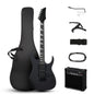 170 Model 39in Electric Guitar  HSH Pickups Black complete starter kit suit for Hard Rock