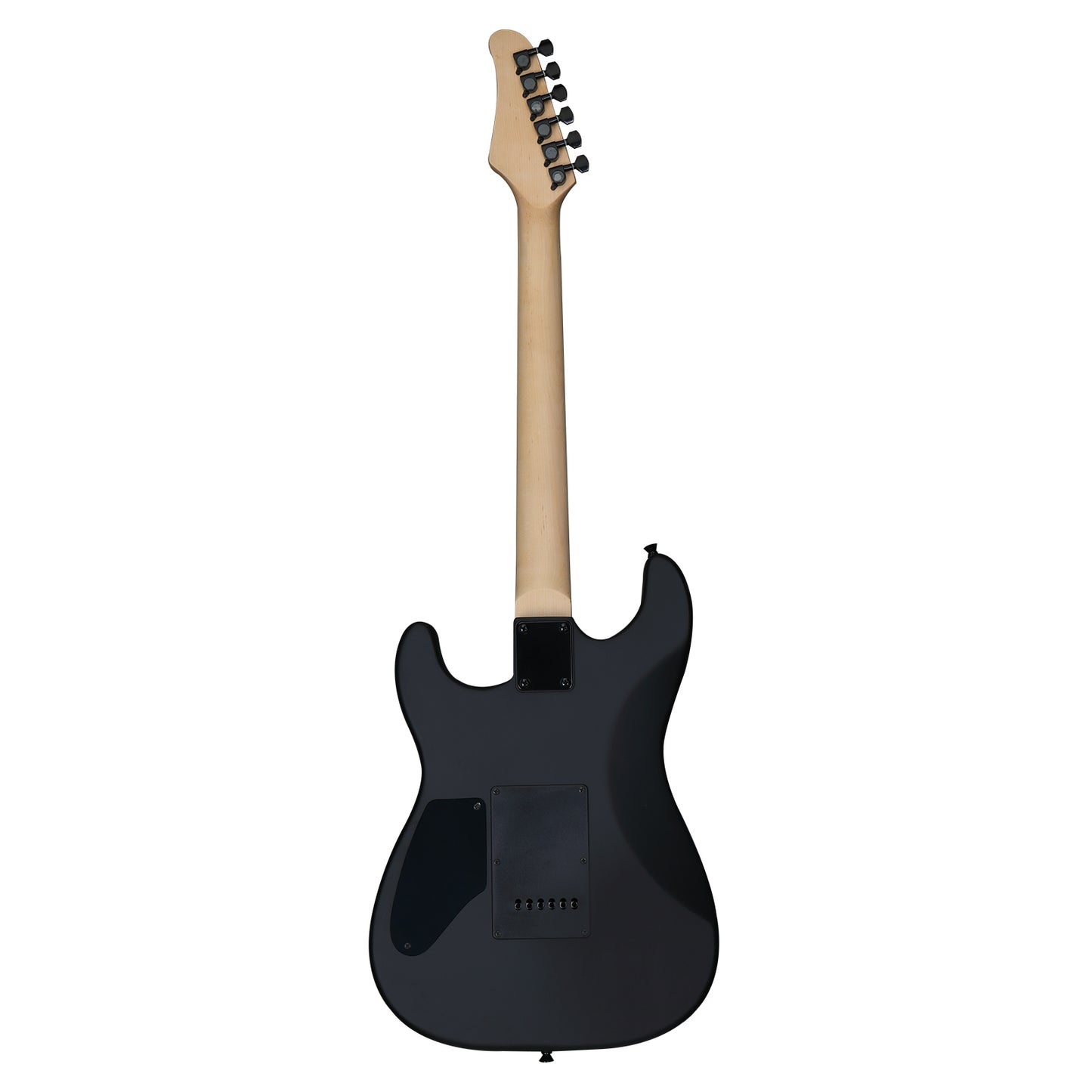GST 39in Electric Guitar H-H Pickups Black suit for Heavier  Rock