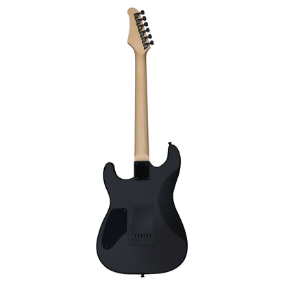 GST 39in Electric Guitar H-H Pickups Black suit for Heavier  Rock