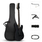 GST 39in Electric Guitar H-H Pickups Black suit for Heavier  Rock
