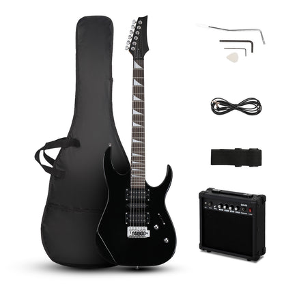 170 Model With 20W Electric Guitar Pickup Hsh Pickup Guitar Stereo Bag Harness  Picks Rocker Connector  Wrench Tool Black