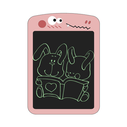 6.5 Inch Cartoon Couple Dinosaur LCD Writing Board Family Message Note Children's Early Puzzle LCD Writing Board