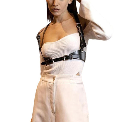 Fashion Leather Harness Belts for Women Adjustable Harness Corst Waist corset belt Suspenders Harness Punk Clothing Accessories
