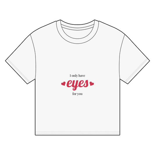 Sweet Heart Eyes Women's Organic Boxy T-Shirt