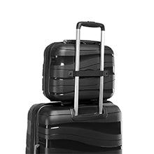 Kono Large Check in Luggage Lightweight Polypropylene Hard Shell Suitcase with TSA Lock Spinner Wheels