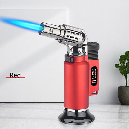 Windproof Turbo Gas Lighters Welding Torch Kitchen Cooking Adjustable Flame Powerful Spray Gun Cigar Lighter For Men Gifts
