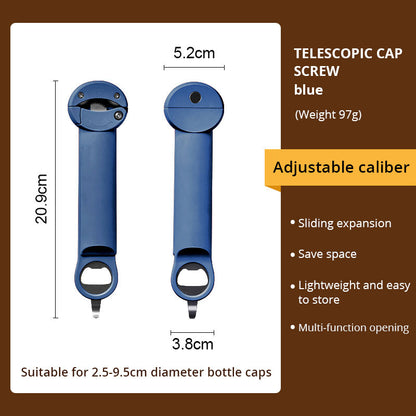 Stainless Steel Labor-Saving Screw Cap Opener Can Opener Bottle Opener Glass Can Opener Screw Cap