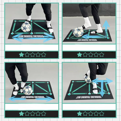 Soccer Football Training Mat Carpet Non Slip For Kids Adults Solo Practice