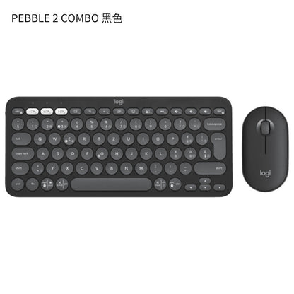 Logitech K380 Mini Bluetooth Wireless Keyboard Tablet Phone Pebble2+K390 Set