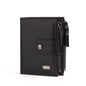 Anti-Theft Brush Business Leather Thin Short Men's Wallet Zipper Wallet Money Ticket Holder