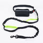 Multifunctional Pet Running Traction Rope Sports Dog Walking Mobile Bag High Elastic Dog Traction Belt Pulling Dog Rope