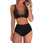 Swimsuit women's split sexy bikini high waist tight hollow swimsuit women