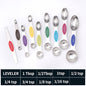 Stainless steel double headed magnetic suction spoon 8-piece set 9-piece set baking tool scale spoon set kitchen seasoning spoon