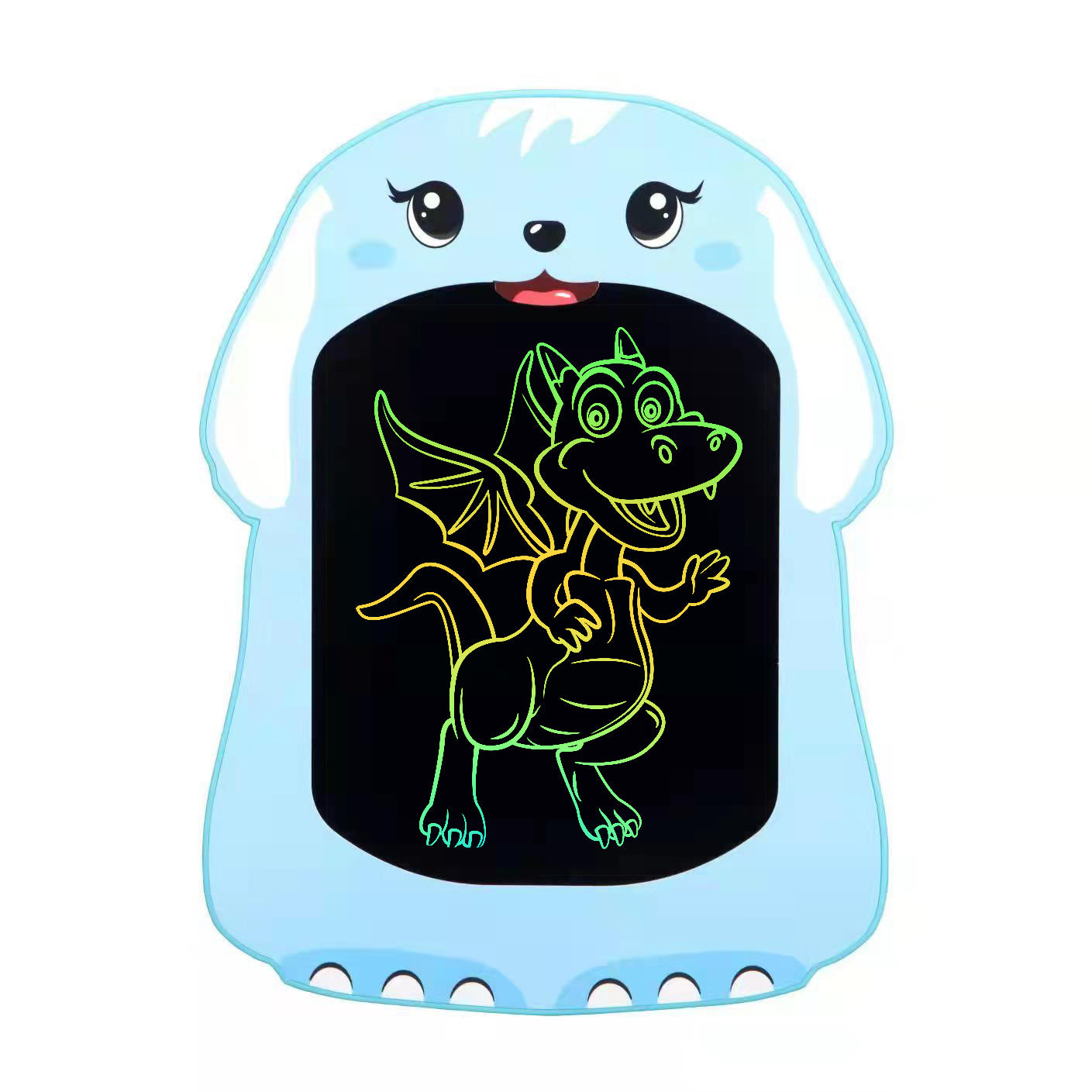 8.5 Inch Cartoon Children's Graffiti Puzzle Early Education Painting LCD Drawing Board Light Energy LCD Writing Board