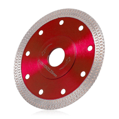 2x 115mm Diamond Cutting Discs 4.5 Angle Grinder Blade Tile Stone Concrete Tool