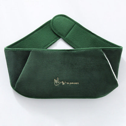 Hot Water Bottle Bag Belt Rubber Warm Plush Pouch Waist Cover Belt