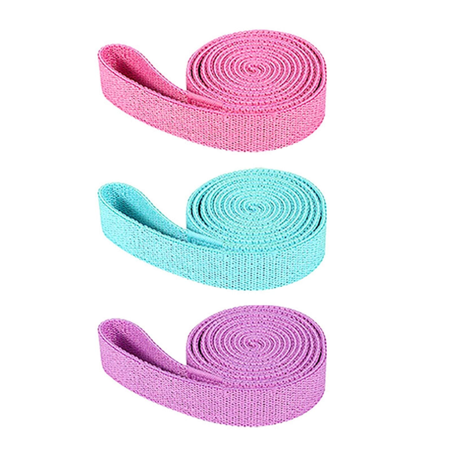 Polyester Cotton Dance Stretch Band for Running Sports Health Care Fitness Body Yoga Rally Band  Pilates Equipment 3pcs