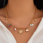 Ocean style fish tail imitation pearl tassel necklace necklaces beach starfish shell pendant accessories
