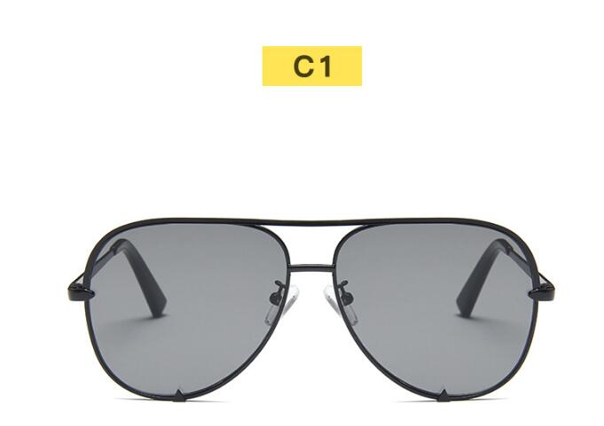 Fashion Gradient Metal Frame Pilot Sunglasses Men Women Classic Retro Driving Sun Glasses Brand Designer UV400