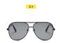 Fashion Gradient Metal Frame Pilot Sunglasses Men Women Classic Retro Driving Sun Glasses Brand Designer UV400
