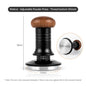 Coffee Adjustable Press Walnut Coffee Machine Impact Hammer Constant Pressure Elastic Press Hammer