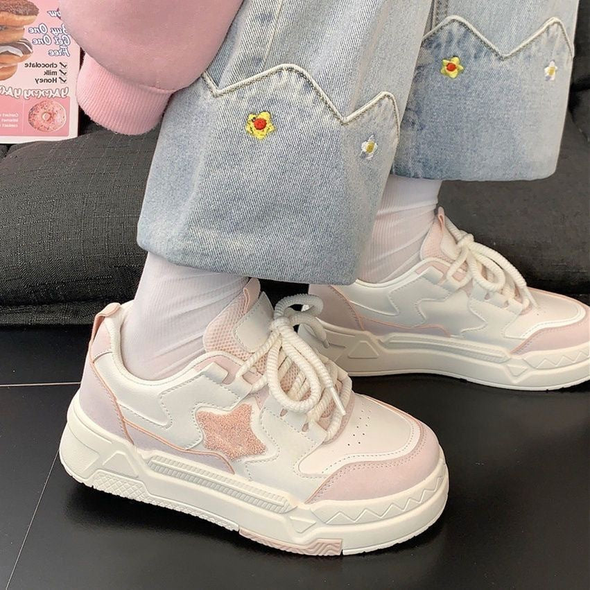 Little white shoes, female autumn niche original design, Japanese canvas shoes, internet famous versatile casual board shoes