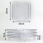 Airfryer Accessories Three-Tier Airfryer Steamer Rack Stainless Steel DZ201 Stackable Rack Dehydration Rack Dried Fruit Rack