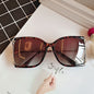 Big Frame Snakeskin Pattern Bamboo Sunglasses Hollow Sunglasses Women's Polarized Glasses