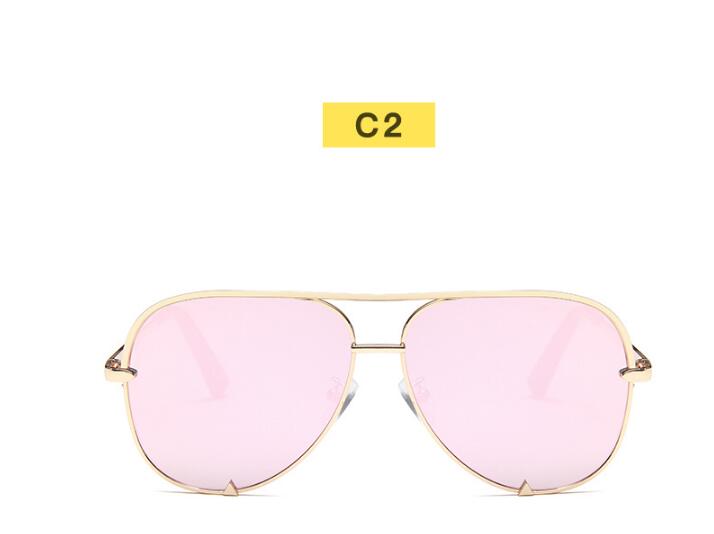Fashion Gradient Metal Frame Pilot Sunglasses Men Women Classic Retro Driving Sun Glasses Brand Designer UV400