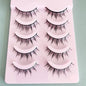Cartoon Bushy Black Terrier Big Devil False Eyelashes Whole Piece Barbie Eyelashes Natural Little Devil