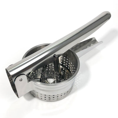 Squeezer Stainless Steel Manual Juicer Household Vegetable Filling Dehydration Large Practical And Creative Potato Mashing