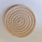 Cotton thread placemat hand woven insulation mat bowl mat cup mat thickened and simple cotton linen table mat