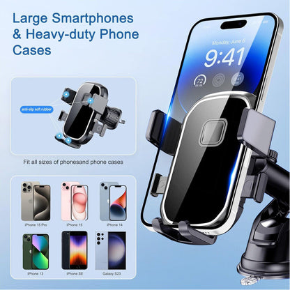 Universal Car Phone Holder 360 Windscreen Suction Mount GPS Stand Cradle UK NEW