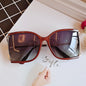 Big Frame Snakeskin Pattern Bamboo Sunglasses Hollow Sunglasses Women's Polarized Glasses
