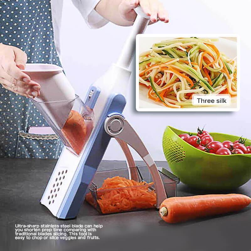 Multi Purpose 5 in 1Shredder Cutter Vegetable Slicer Artifact Shred Slice Fruit Potato Peeler Kitchen Accessories Manual Slicers