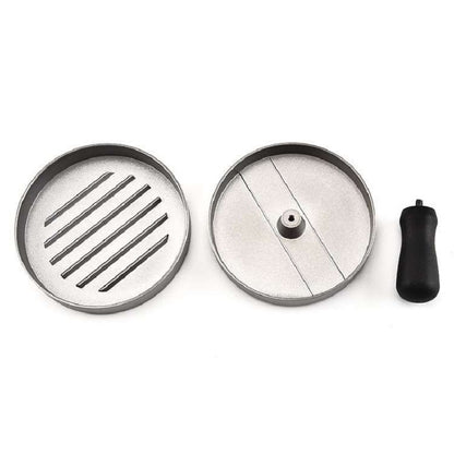 Kitchenware Plastic Handle Burger Press Food Grade Aluminum Alloy Burger Press Manual Non-Stick Coated Meatloaf Press