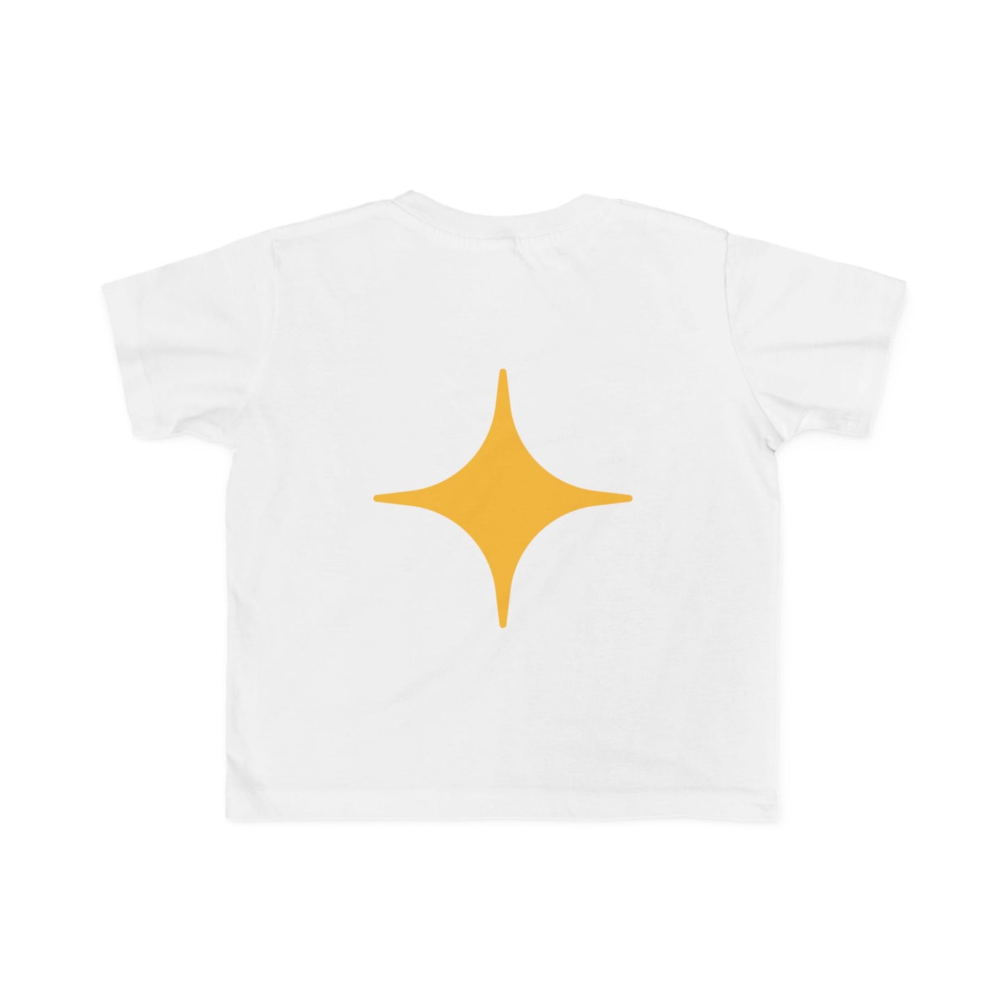 Sunny Toddler Fine Jersey Tee - Bright Yellow Sun Graphic