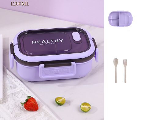 Sealed leak-proof portable large capacity compartment lunch box lunch box outdoor picnic box