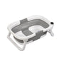 Children's lying Bathtub Portable Folding Plastic Household Newborn Baby care Small size baby tubs three fold bathtub with temperature display