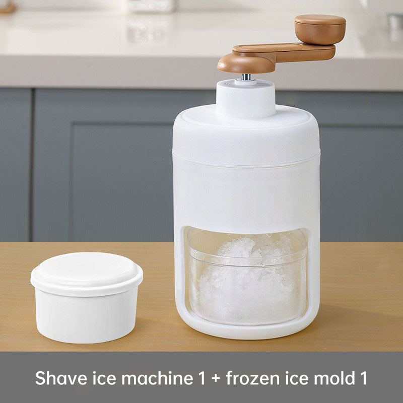 Shaved Ice Household Manual Shaved Ice Plow Ice Breaker Hand Made Ice Sand Hail Ice Breaker Refrigerator Freezing Ice Box