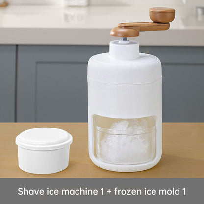 Shaved Ice Household Manual Shaved Ice Plow Ice Breaker Hand Made Ice Sand Hail Ice Breaker Refrigerator Freezing Ice Box